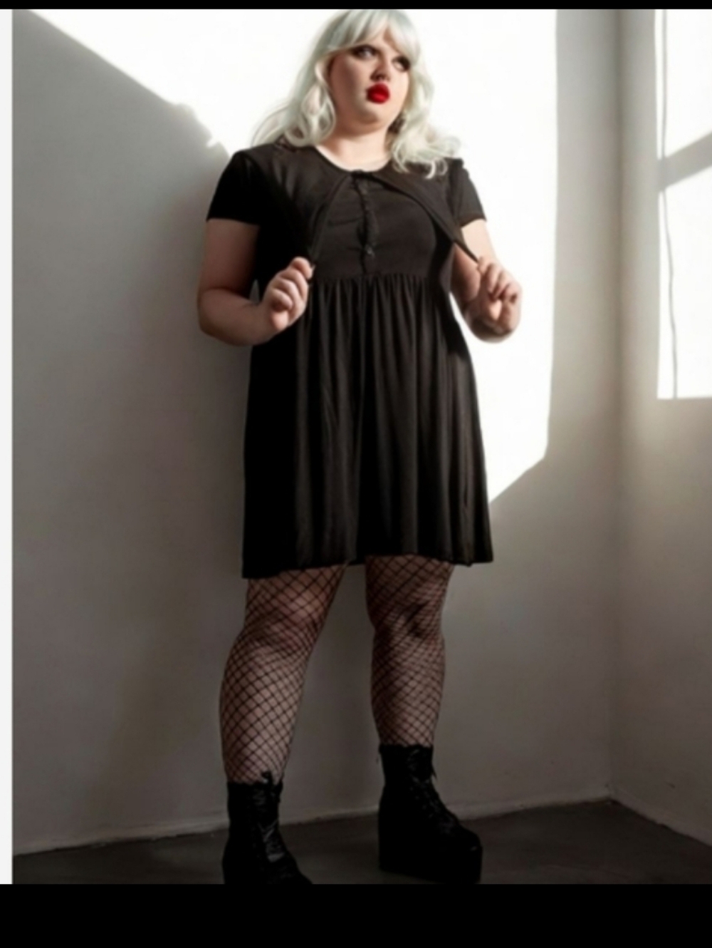 Bloodbound Gothic Cross Collar Dress Hot Topic Dollskill Widow